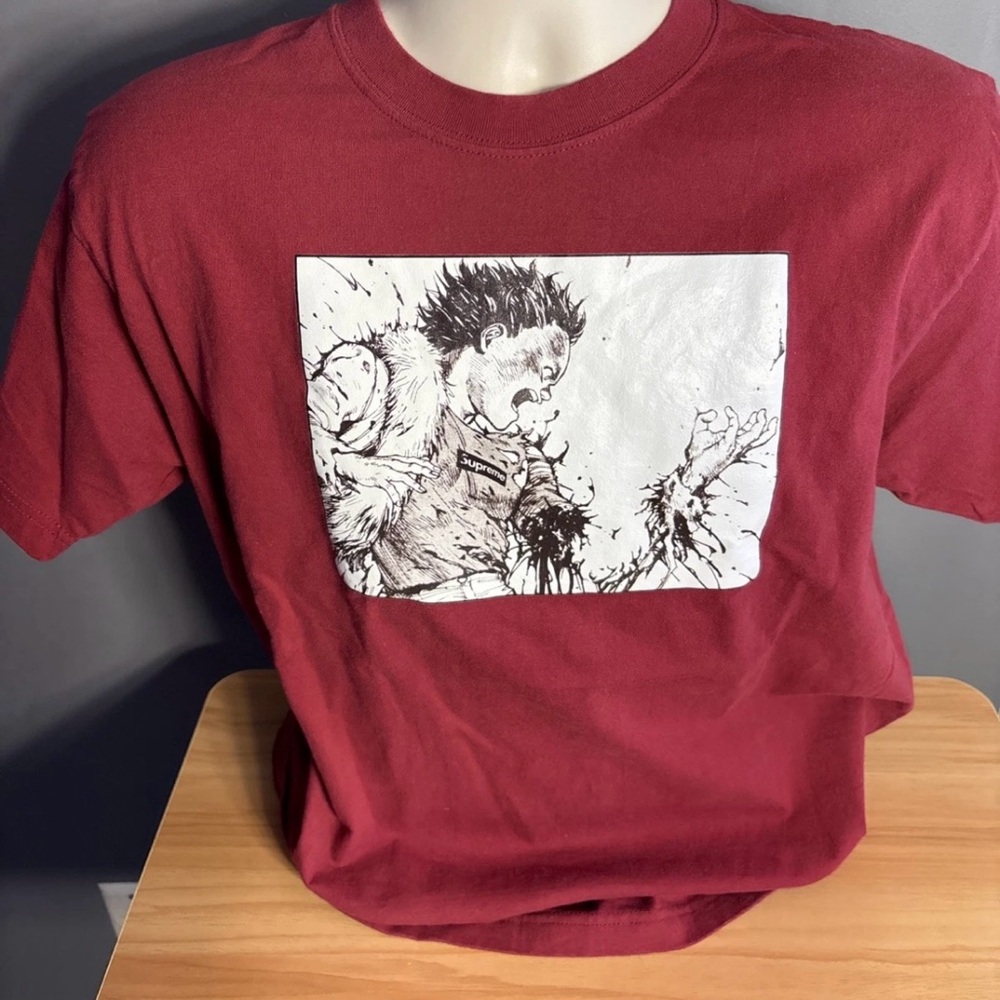 Supreme Red Graphic Short Sleeve Tee